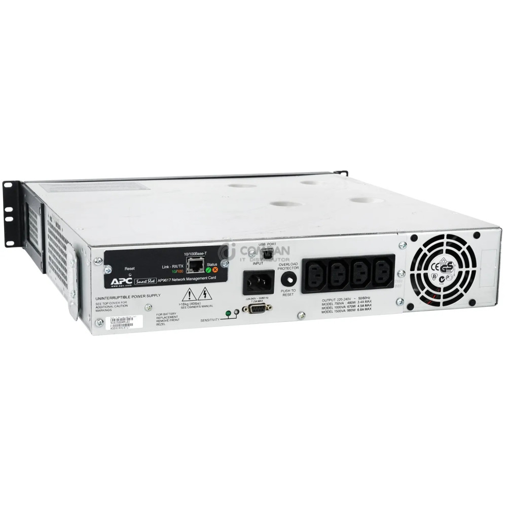 SUA1500RMI2U APC SMART UPS 1500VA WITHOUT BATTERIES